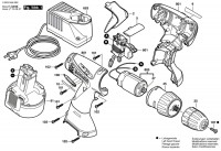 Bosch 0 603 944 560 Psr 1200 Cordless Drill 12 V / Eu Spare Parts